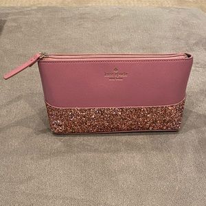 Kate Spade Greta Court Dusty Peony Makeup bag New